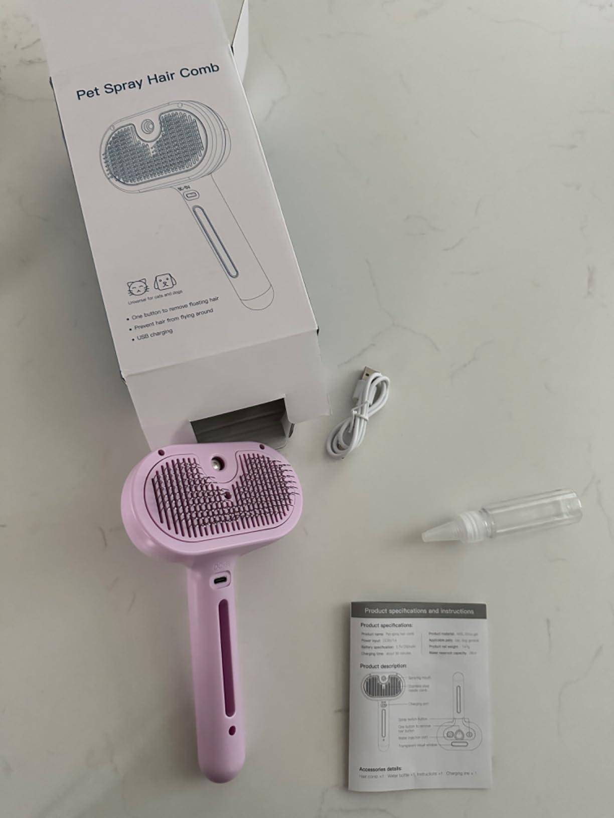 SteamGroom Pet Brush