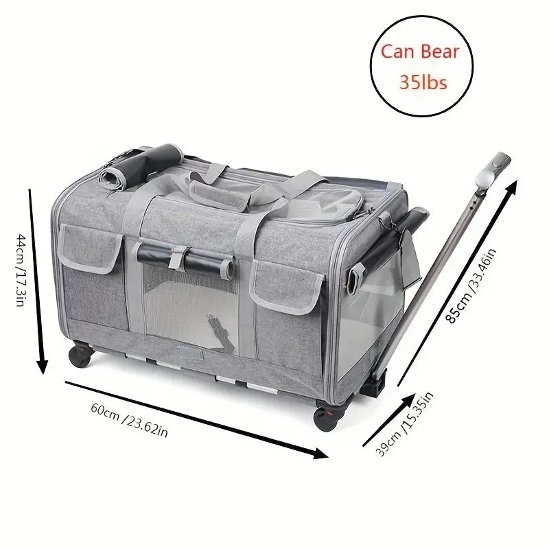 2025 Extra Large Classy Trolley Case Oxford