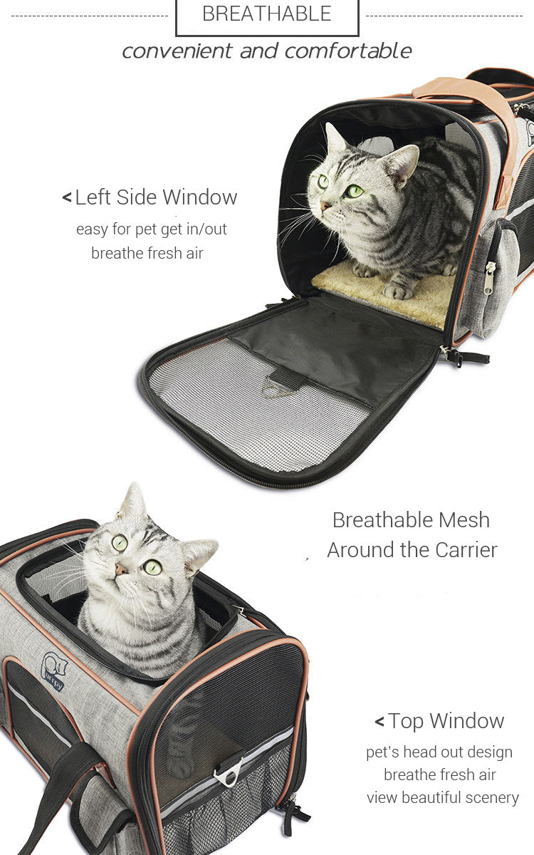 2025 Stylish Foldable Pet Travel Carrier