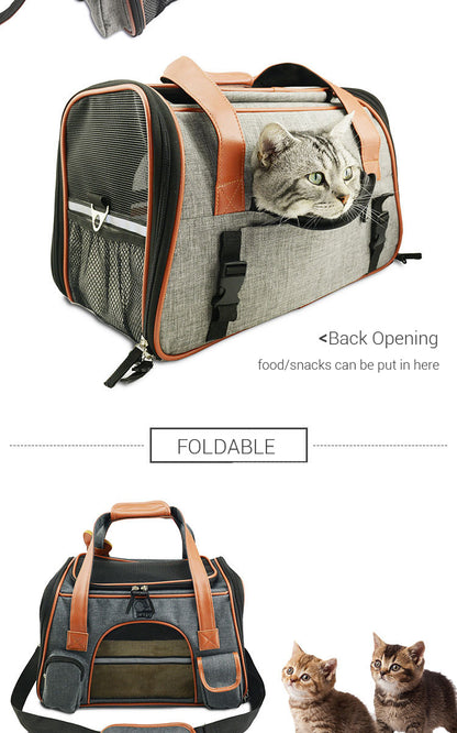 2025 Stylish Foldable Pet Travel Carrier