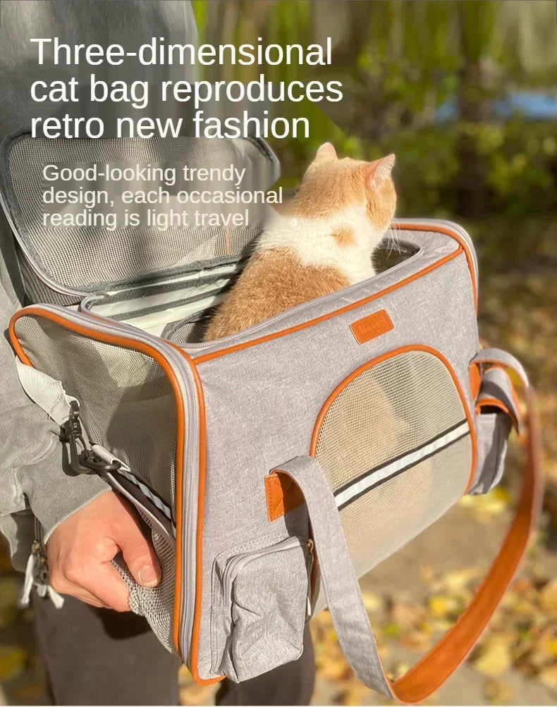 2025 Stylish Foldable Pet Travel Carrier