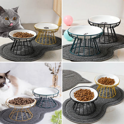 Nordic Style Pet Feeding Ceramic Bowl