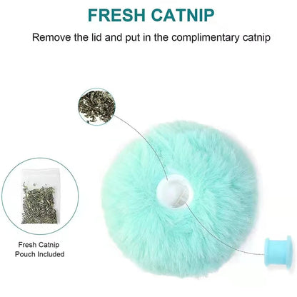 2025 "flauschiger" interaktiver Catnip Sound Ball