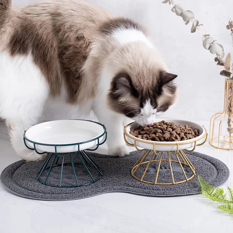 Nordic Style Pet Feeding Ceramic Bowl