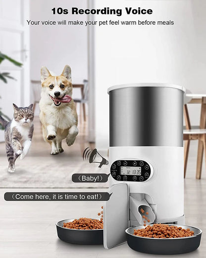 Automatic Smart Pet Feeder – WiFi & Voice Recording