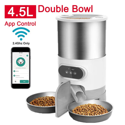 Automatic Smart Pet Feeder – WiFi & Voice Recording