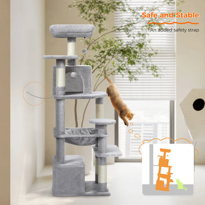 184cm "Midnight" Cat Tree Tower