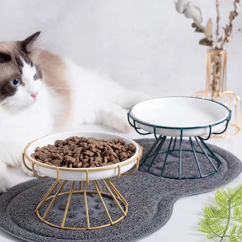 Nordic Style Pet Feeding Ceramic Bowl