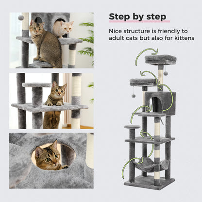 180cm "Shadow" Cat Tree Tower 15 Colors