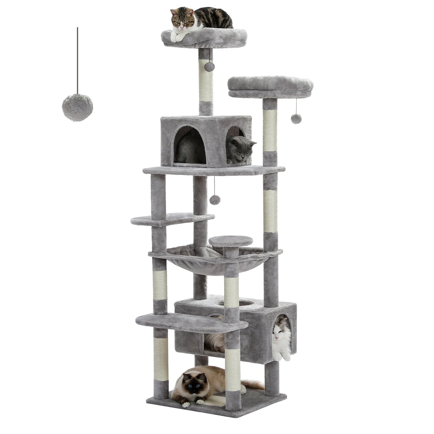 184cm "Midnight" Cat Tree Tower