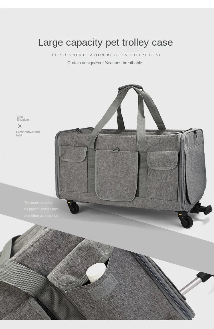 2025 Extra Large Classy Trolley Case Oxford