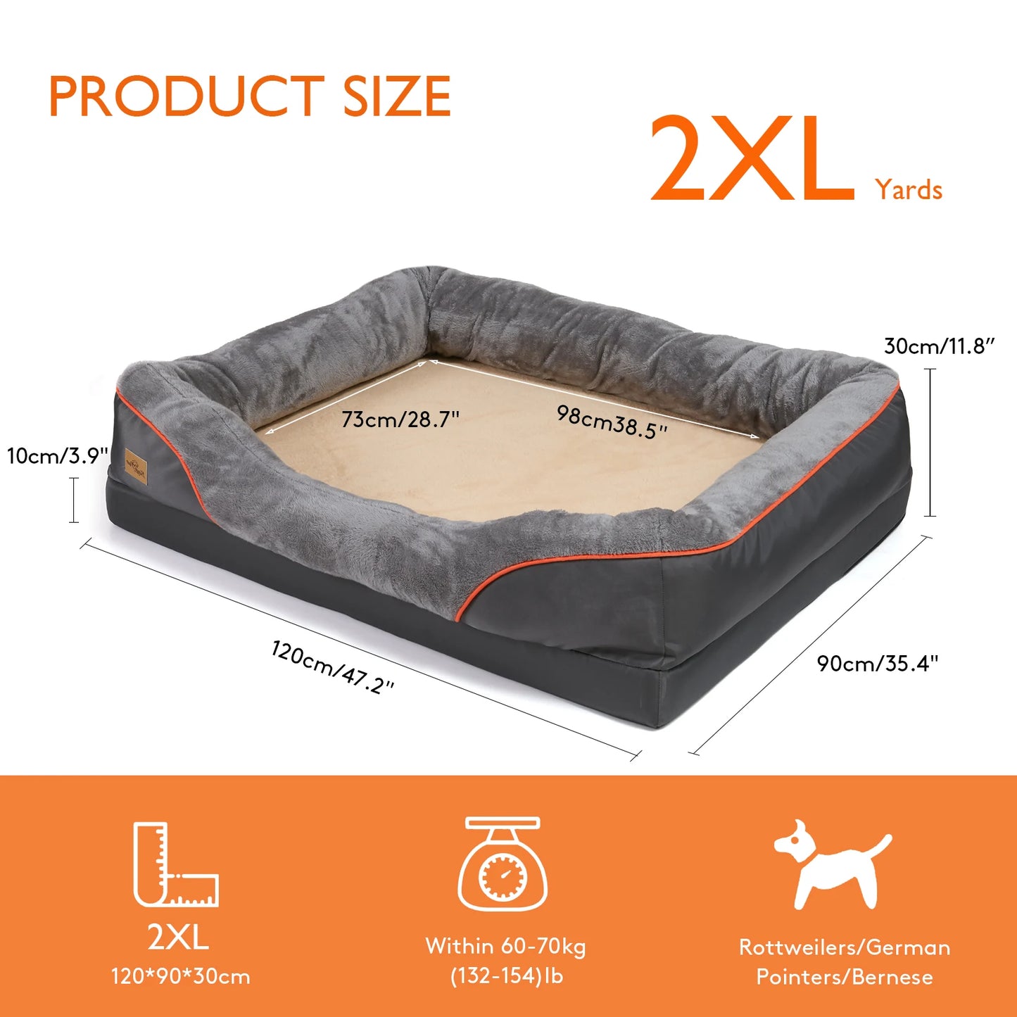 PawCloud™ Orthopedic Memory Foam Dog Bed