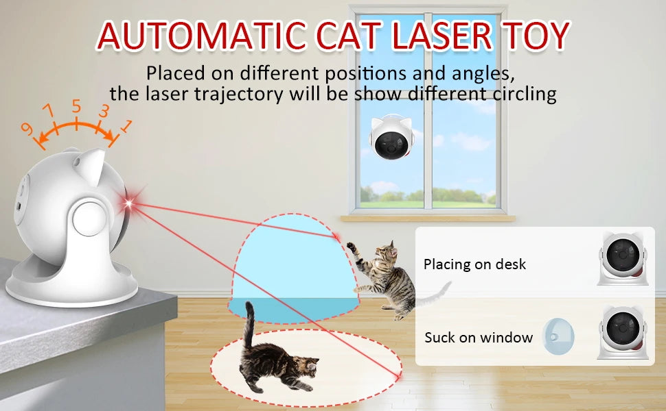 Giocattolo interattivo laser intelligente LumiChase 2025