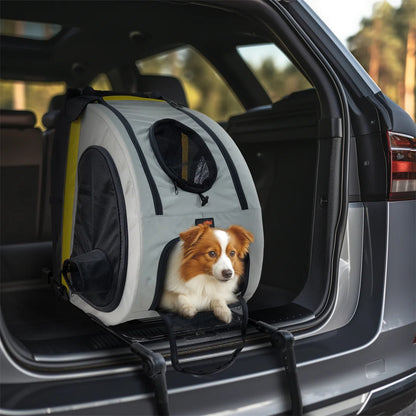 Seggiolino auto e passeggino multifunzionale 2 in 1 per animali domestici