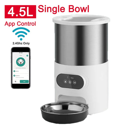 Automatic Smart Pet Feeder – WiFi & Voice Recording