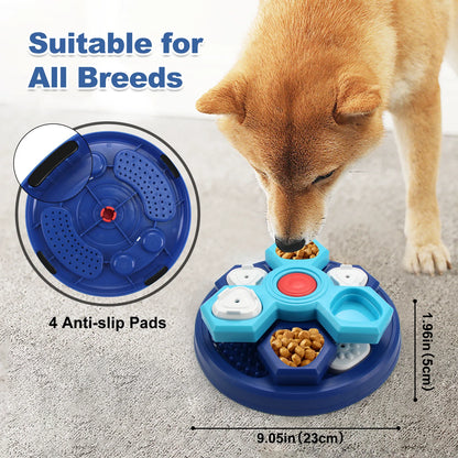 Interactive Dog Puzzle Feeder