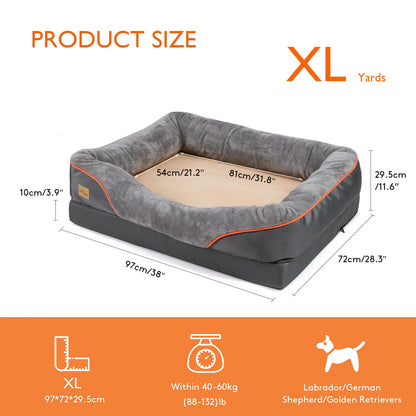 PawCloud™ Orthopedic Memory Foam Dog Bed