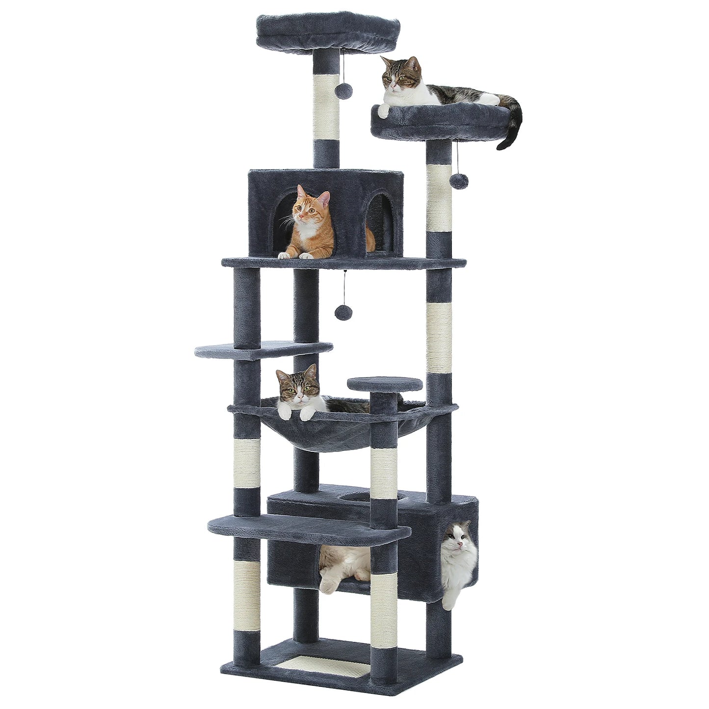 184cm "Midnight" Cat Tree Tower