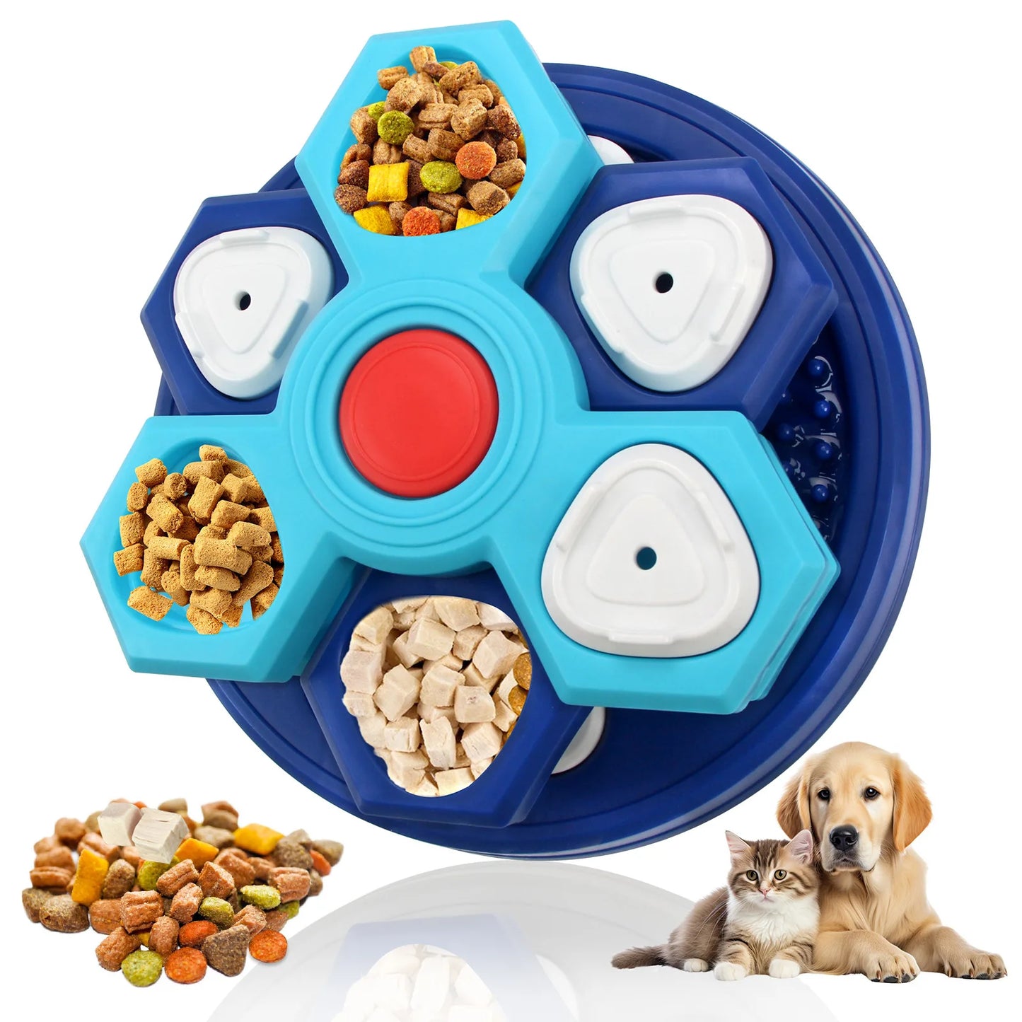 Interactive Dog Puzzle Feeder