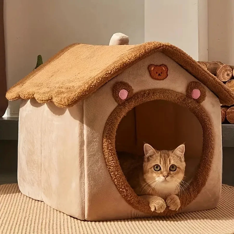 SnugPaws Foldable Pet House