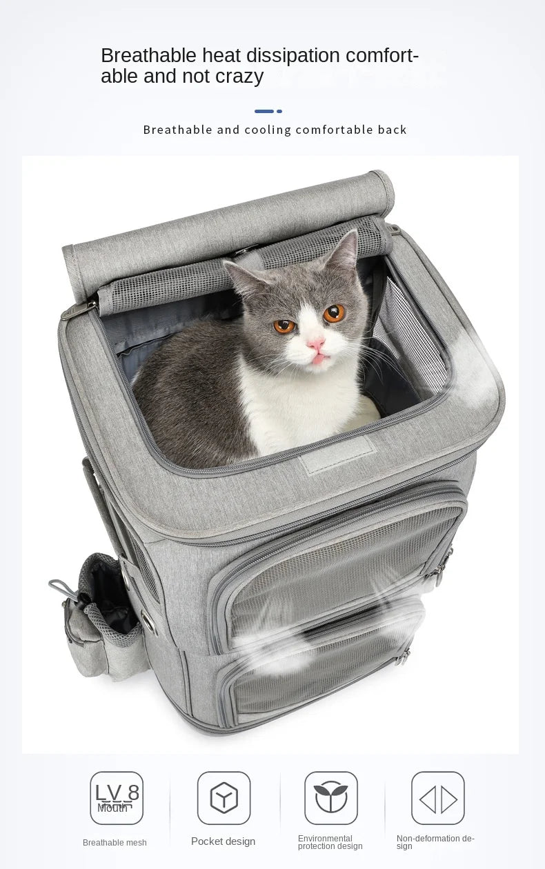 PETSECRET -Doppel -Trolley -Träger