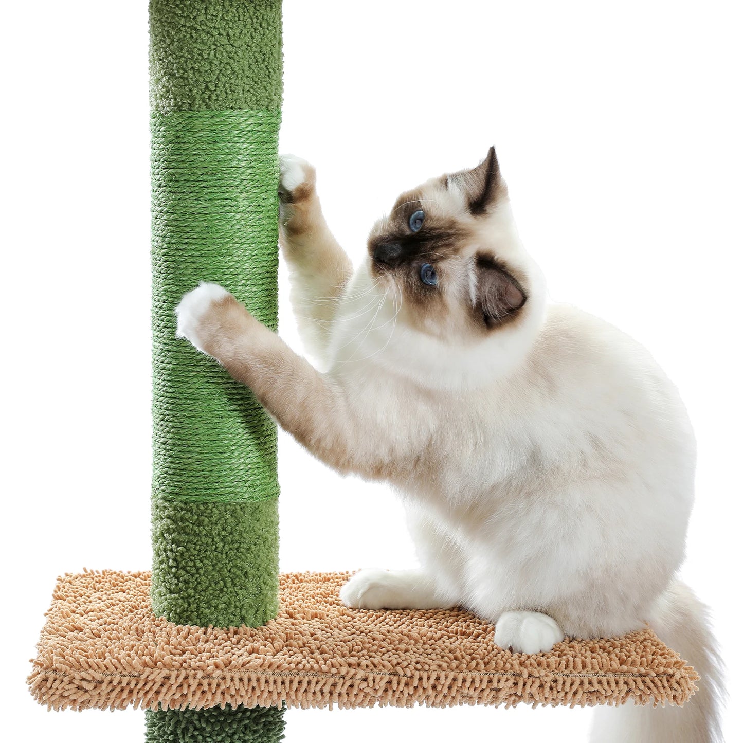 239-275cm "Cactus" Adjustable Floor-to-Ceiling Cat Tree