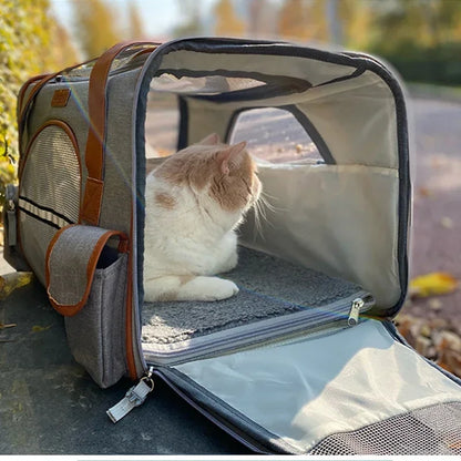 2025 Stylish Foldable Pet Travel Carrier