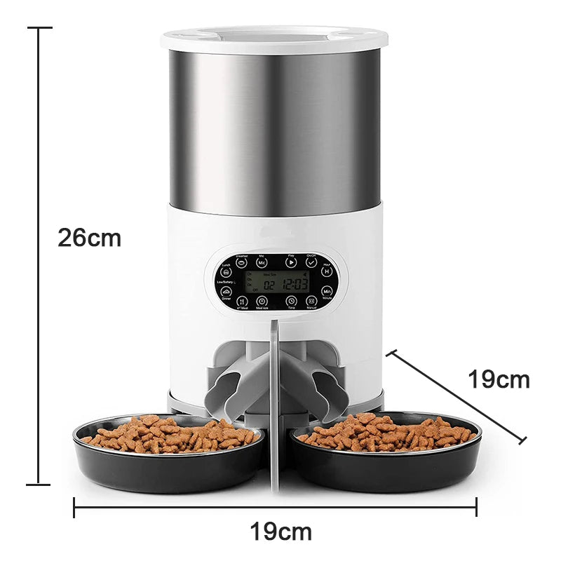 Automatic Smart Pet Feeder – WiFi & Voice Recording