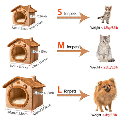 SnugPaws Foldable Pet House