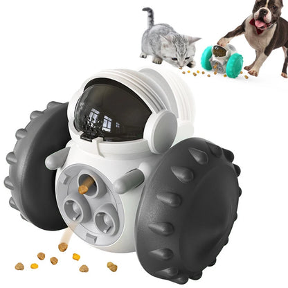 Mangiatoia interattiva per animali domestici – Giocattolo di equilibrio a forma di tumbler