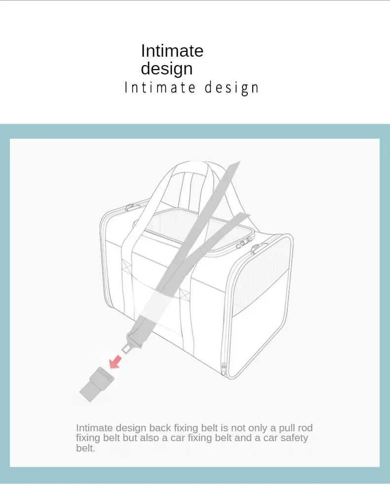 2025 Stylish Foldable Pet Travel Carrier