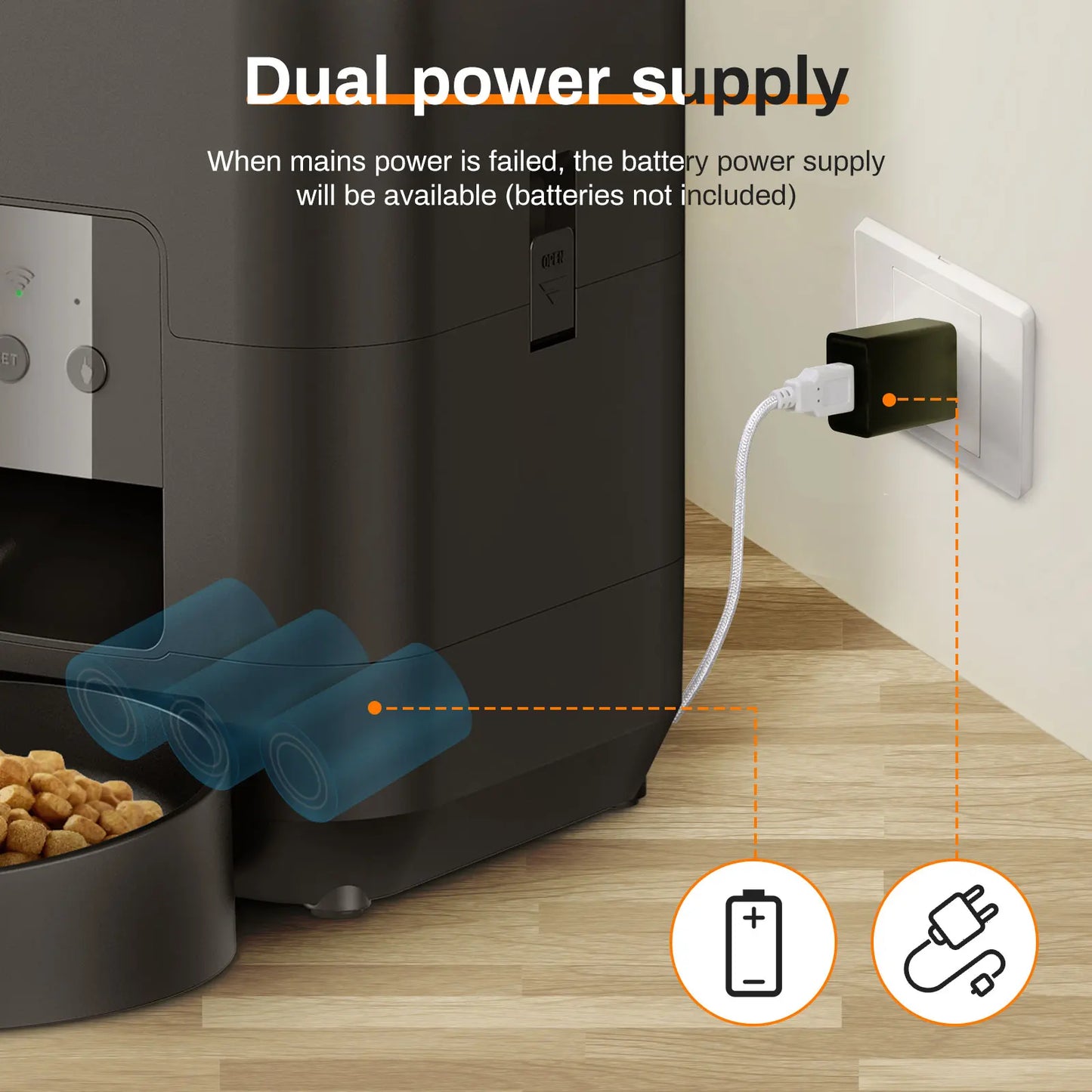 Inovative WiFi Smart Pet Feeding Station