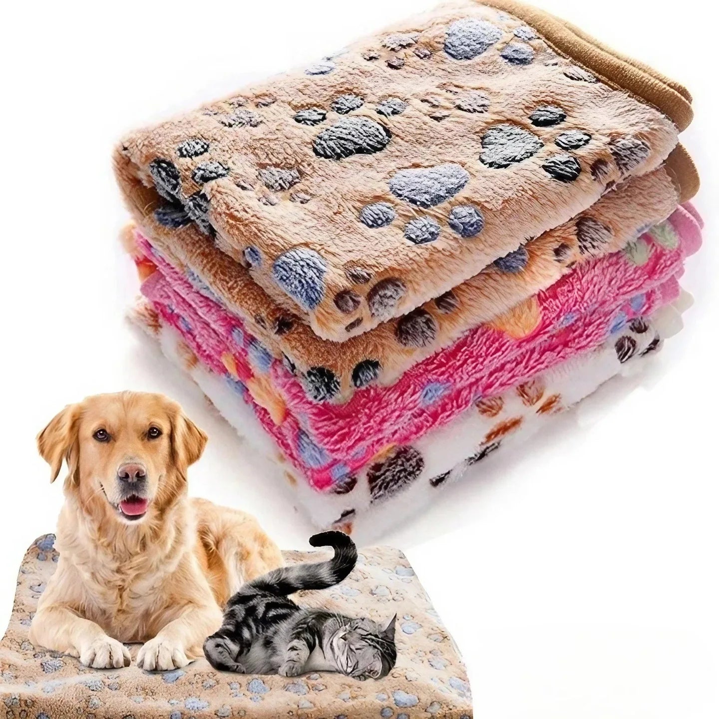 Ultra Soft Coral Fleece Pet Blanket