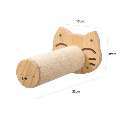 Wall Mounted "Jane" Cat Activity & Exercise Set