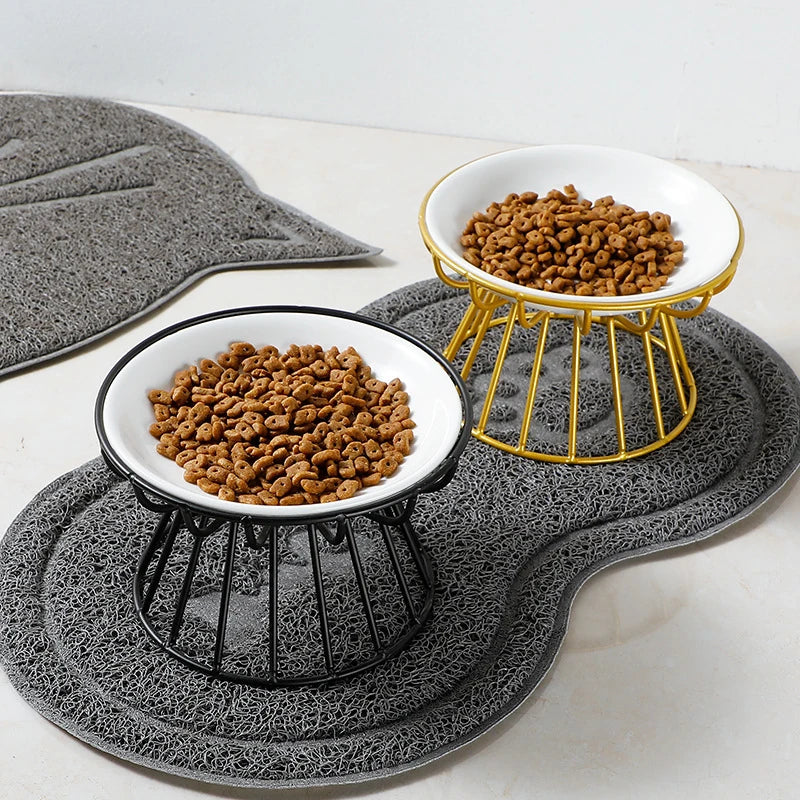 Nordic Style Pet Feeding Ceramic Bowl