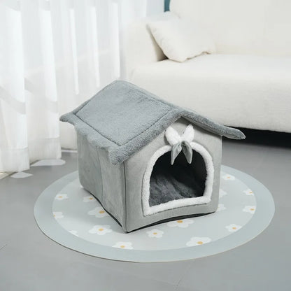 Cozy Plush Cat House