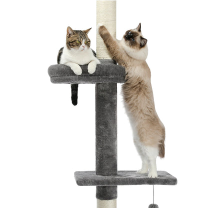 239-275cm "Cactus" Adjustable Floor-to-Ceiling Cat Tree