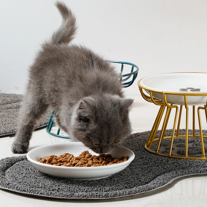 Nordic Style Pet Feeding Ceramic Bowl