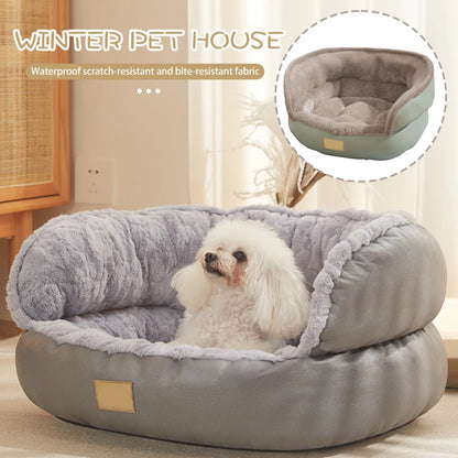 Plush Anti-Anxiety Cotton Bed "CloudNest"