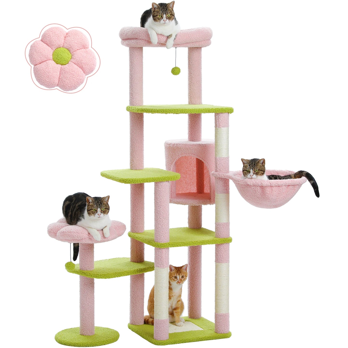 150cm "Cactus" Cat Tree Tower