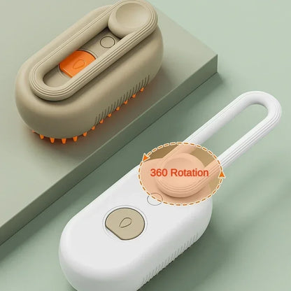 3-in-1 Grooming Steam Brush