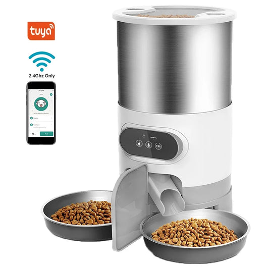 Automatic Smart Pet Feeder – WiFi & Voice Recording