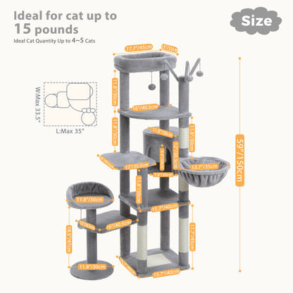 150 cm "Cactus" Katzenbaumturm