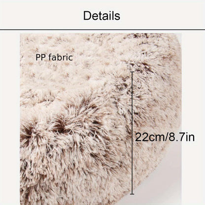 Cozy "Bear Paw" Fluffy Dog Bed