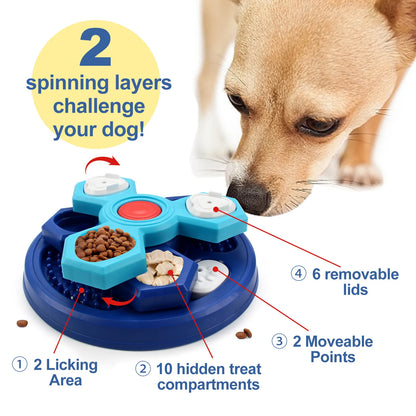 Interactive Dog Puzzle Feeder