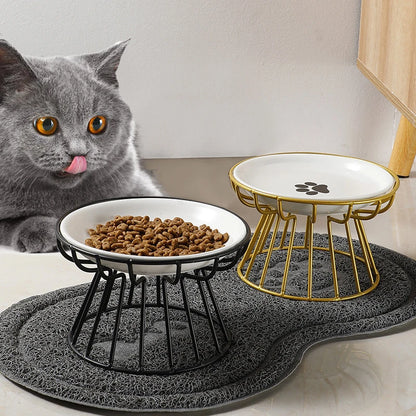 Nordic Style Pet Feeding Ceramic Bowl