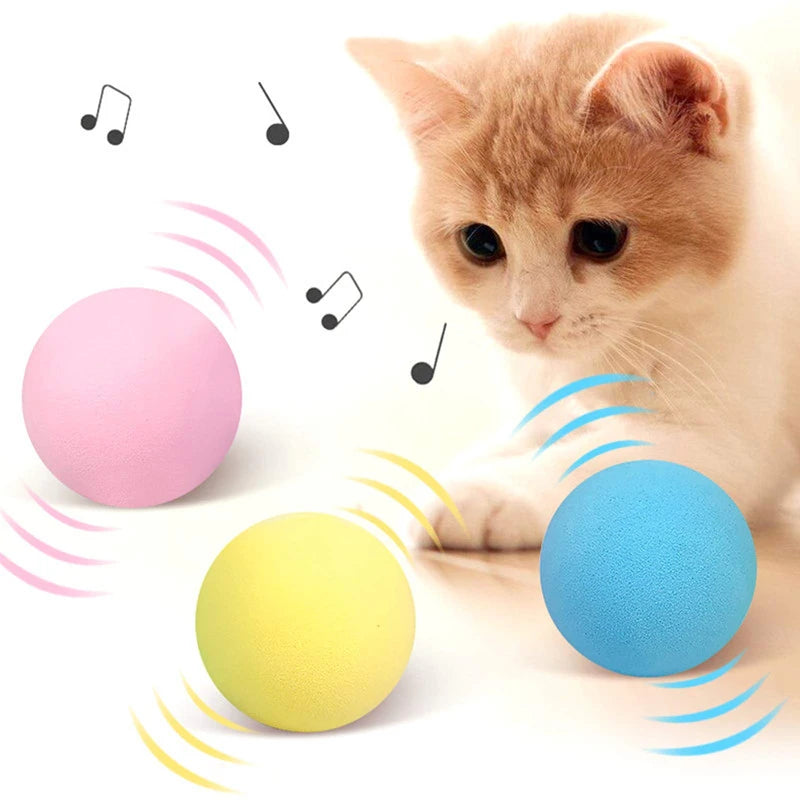 2025 "Fluffy" Interactive Catnip Sound Ball