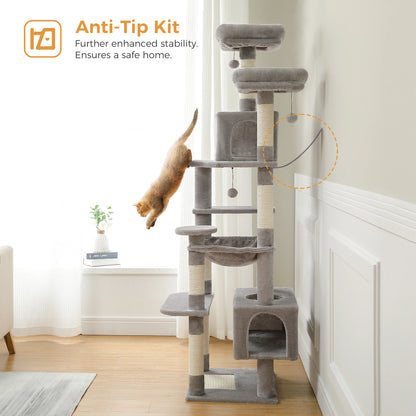 184cm "Midnight" Cat Tree Tower