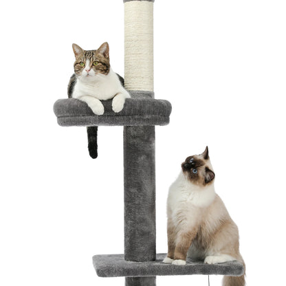 239-275cm "Cactus" Adjustable Floor-to-Ceiling Cat Tree