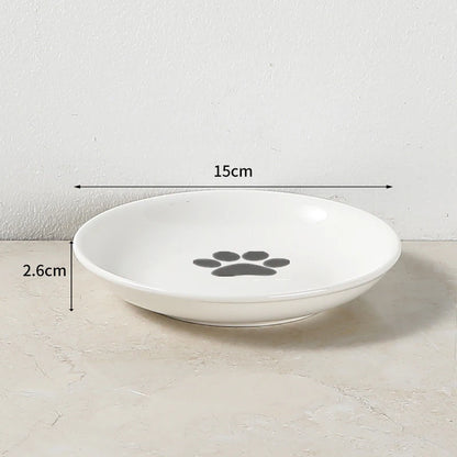 Nordic Style Pet Feeding Ceramic Bowl